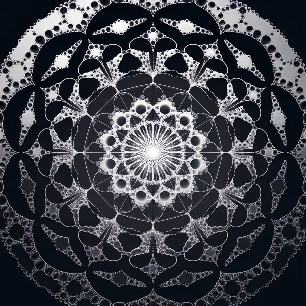 Sacred geometrical patterns of frequency