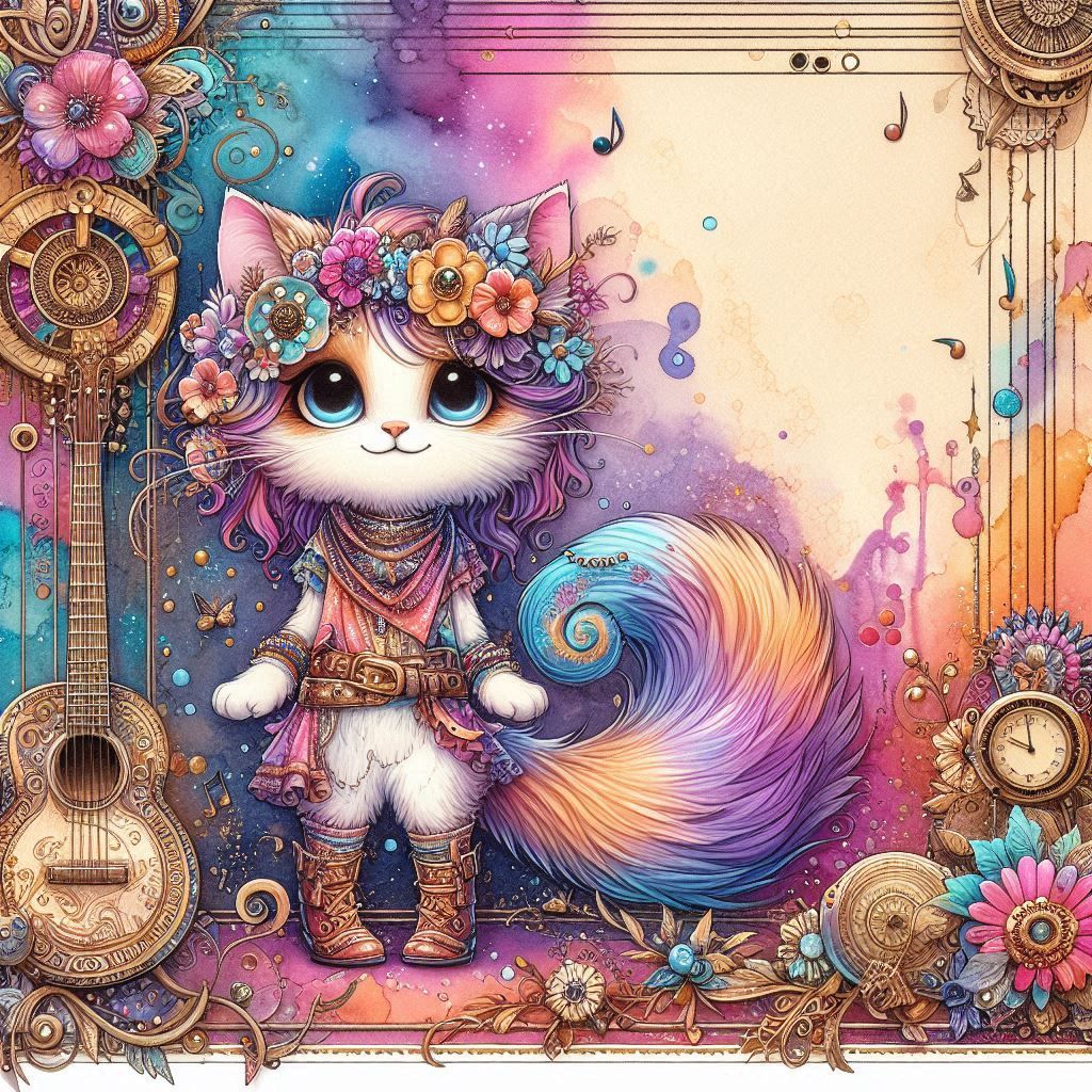 Punk Fairy Tale  Junk Journal Page