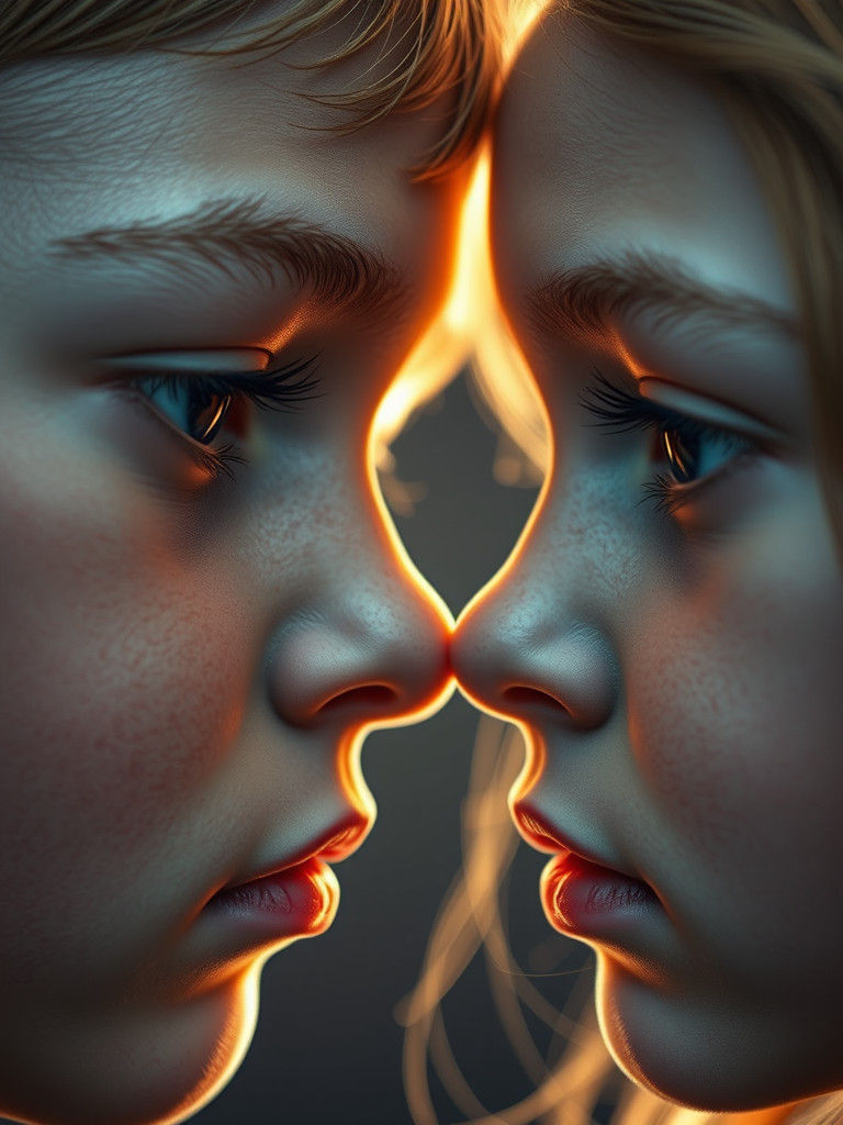 Boy and girl,
