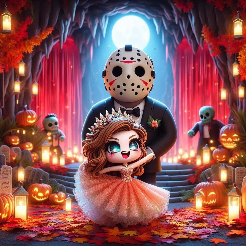 red waterfalls prombie night featurin' zombie queen & motion...