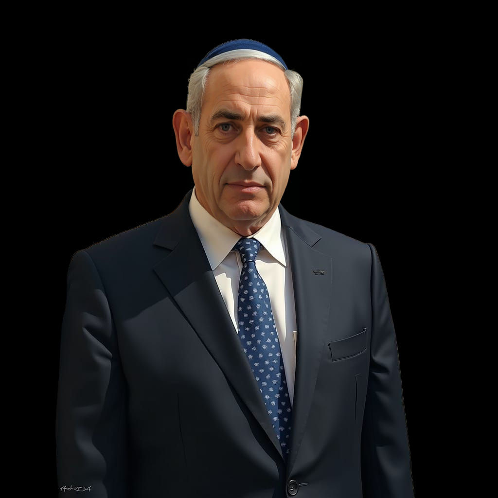 Benjamin Netanyahu as Ultra-Orthodox Jew: AI Interpretation