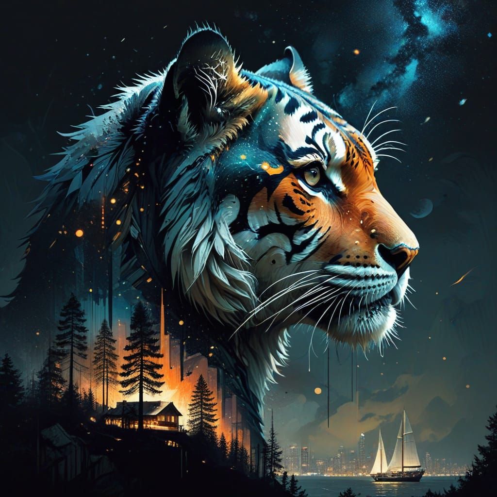 By Paul Lovering and Mattias Adolfsson and Russ Mills and Victo Ngai and Alexander Jansson:: Double exposure, ...  by @Kiwi99