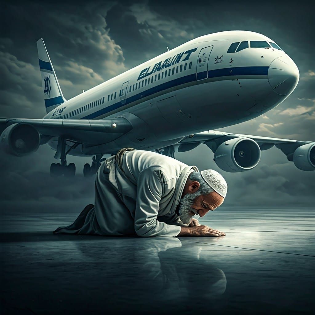 Elderly Yemeni Jew in Reverent Adoration of Israel