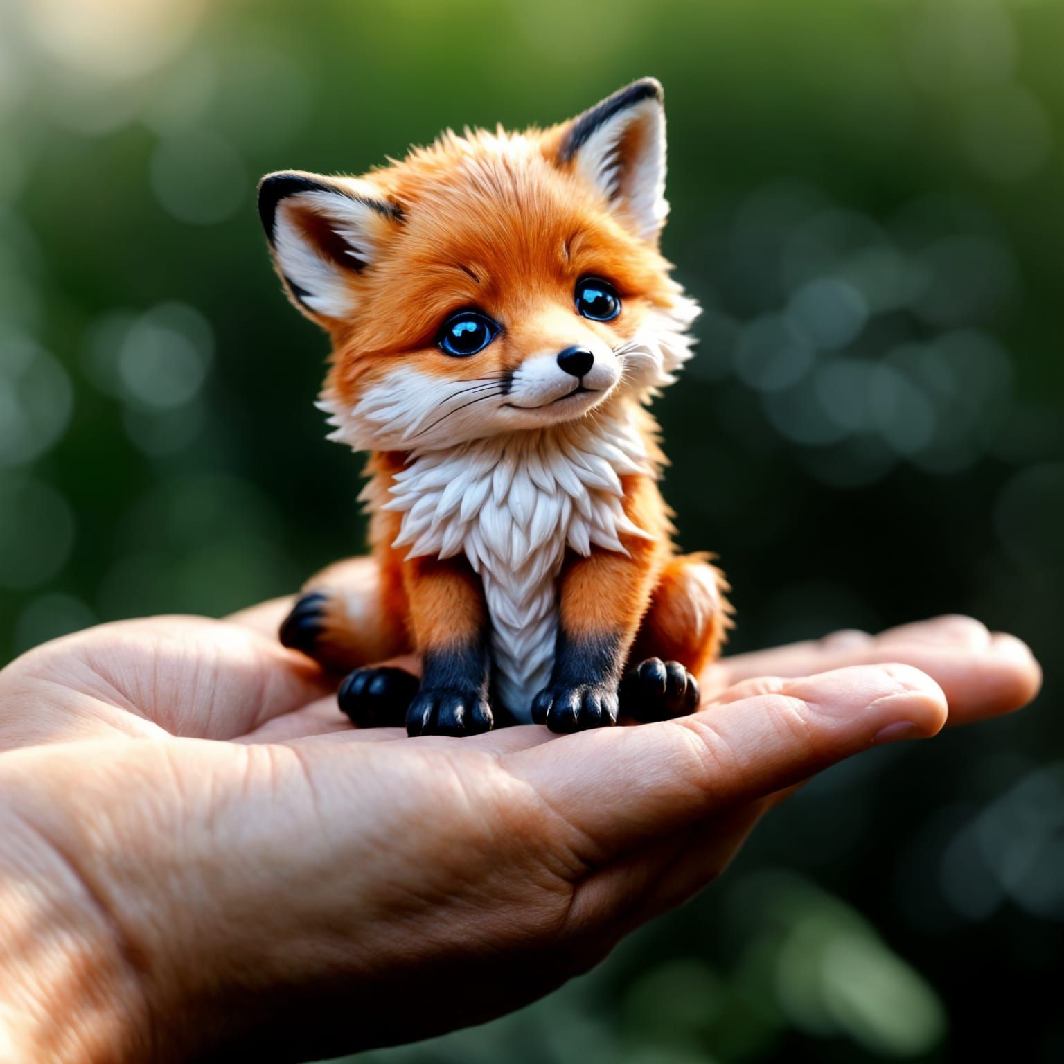 Baby 🦊  by @RedPixie