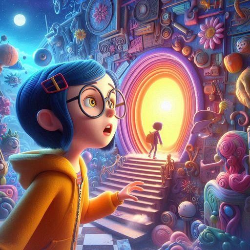Coraline and the secret world - AI Generated Artwork - NightCafe Creator