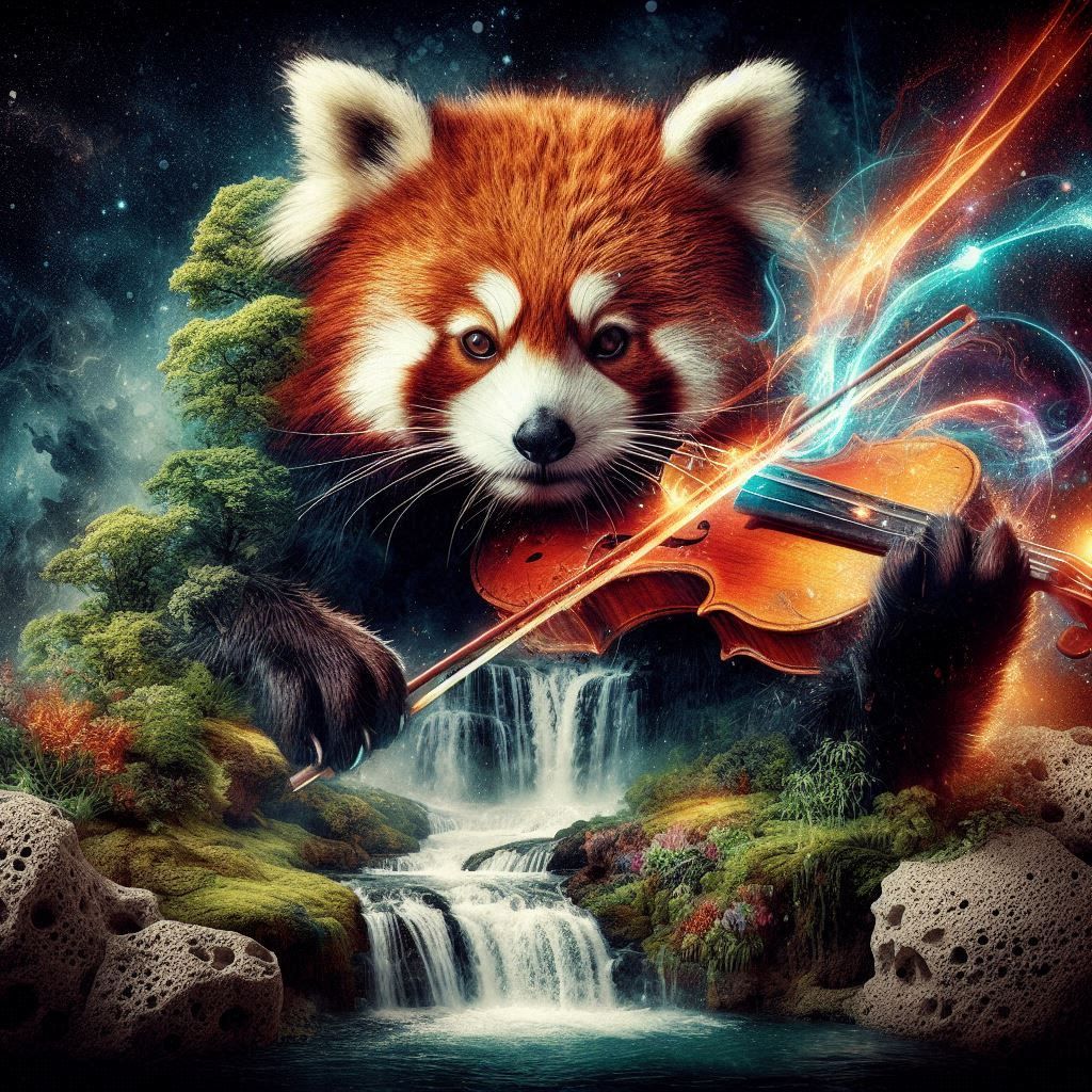 Red Panda's Symphony