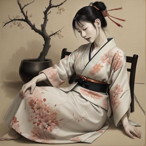 A Japanese woman