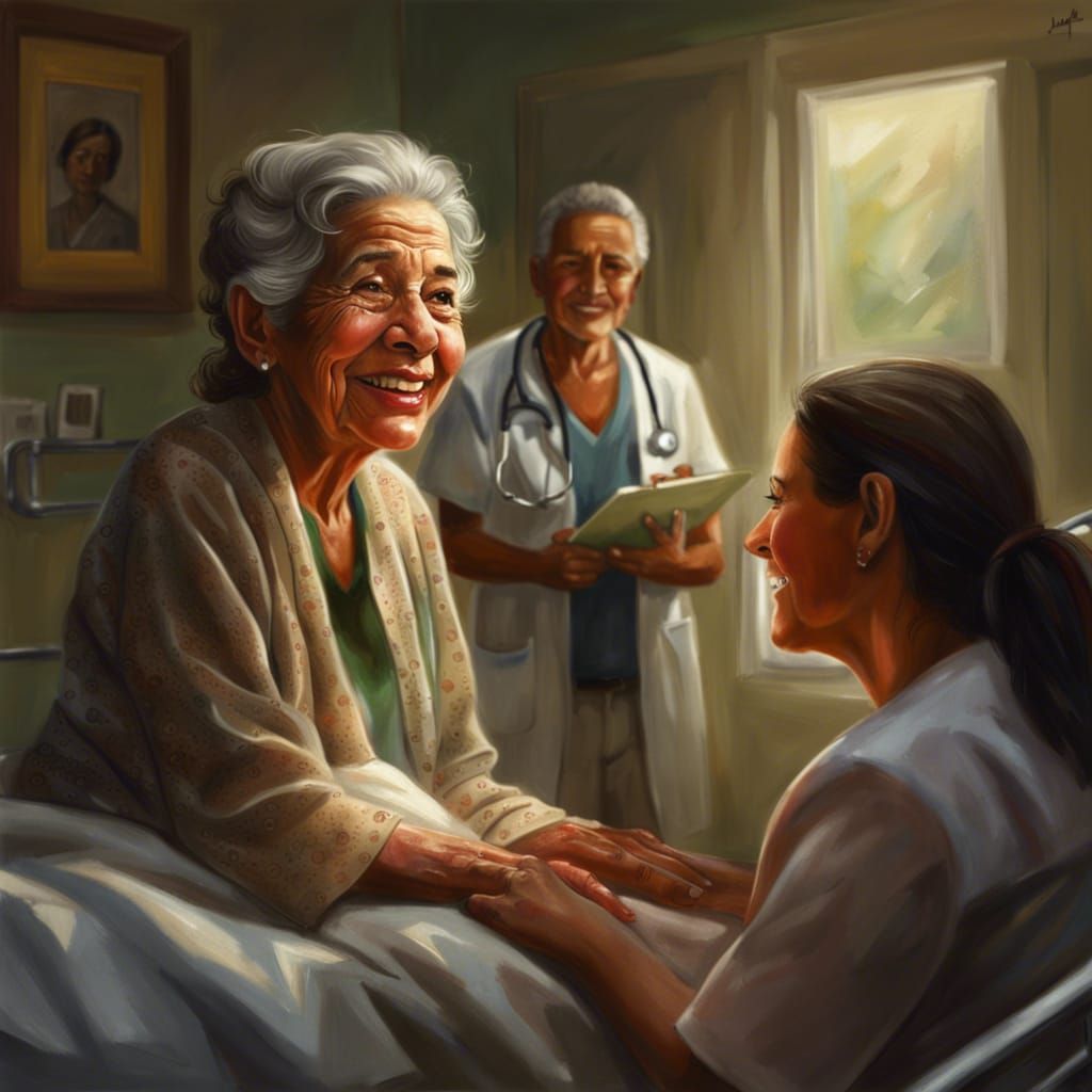 Volunteer Interpreter Visits A Hospital Ward