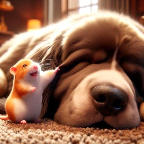 Wake up doggo! Let's play!