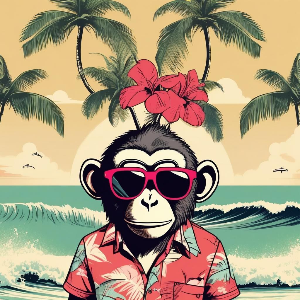 Cool Monkey - AI Generated Artwork - NightCafe Creator