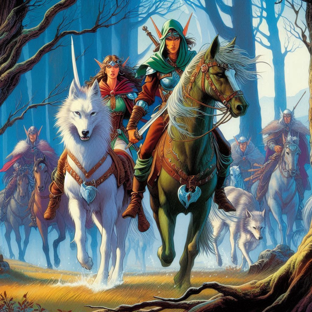 elfquest, the wolfriders, the blood of ten chiefs, by Wendy ...