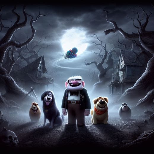 Halloween from Up - Dark Disney