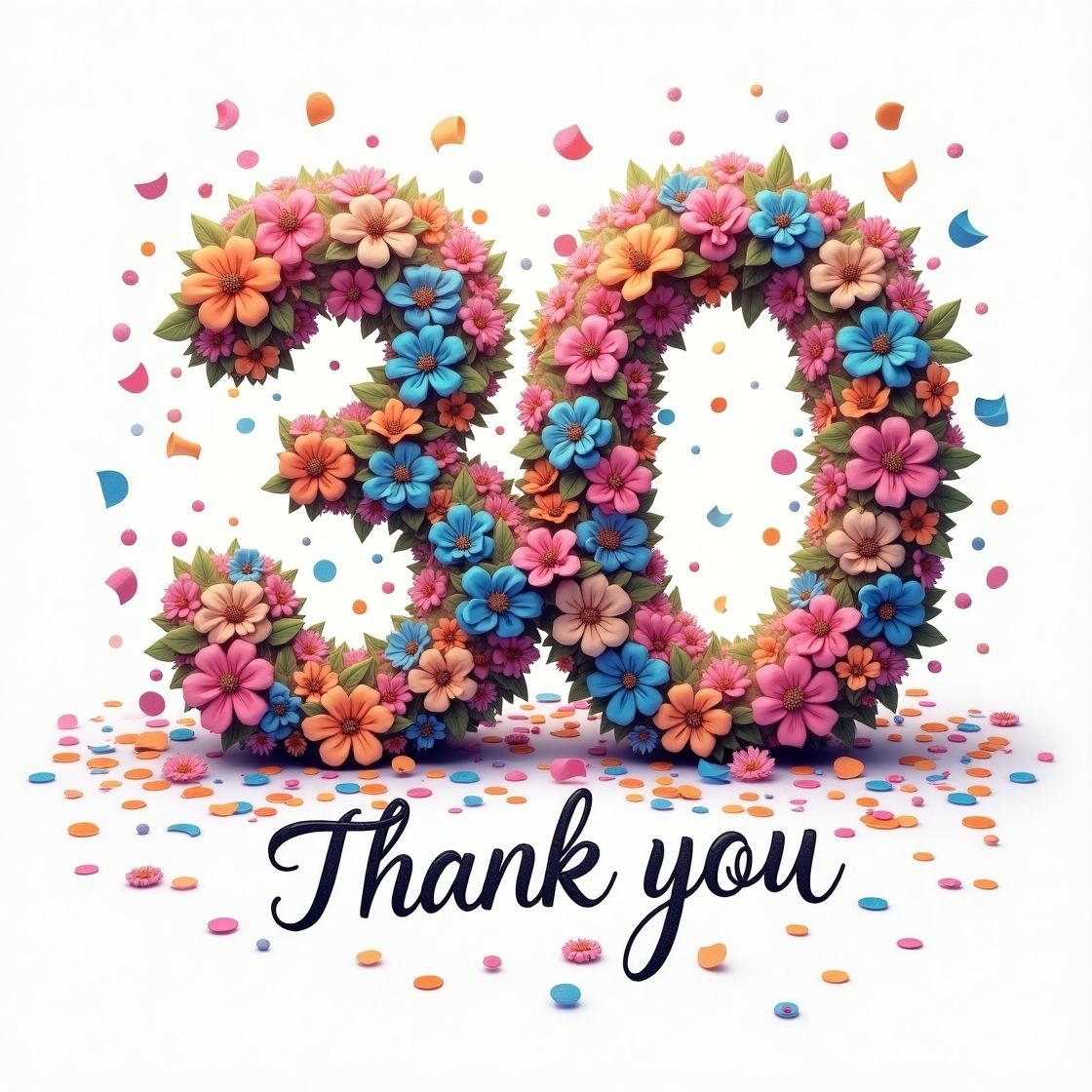 Thirty days of creation...  thanks!