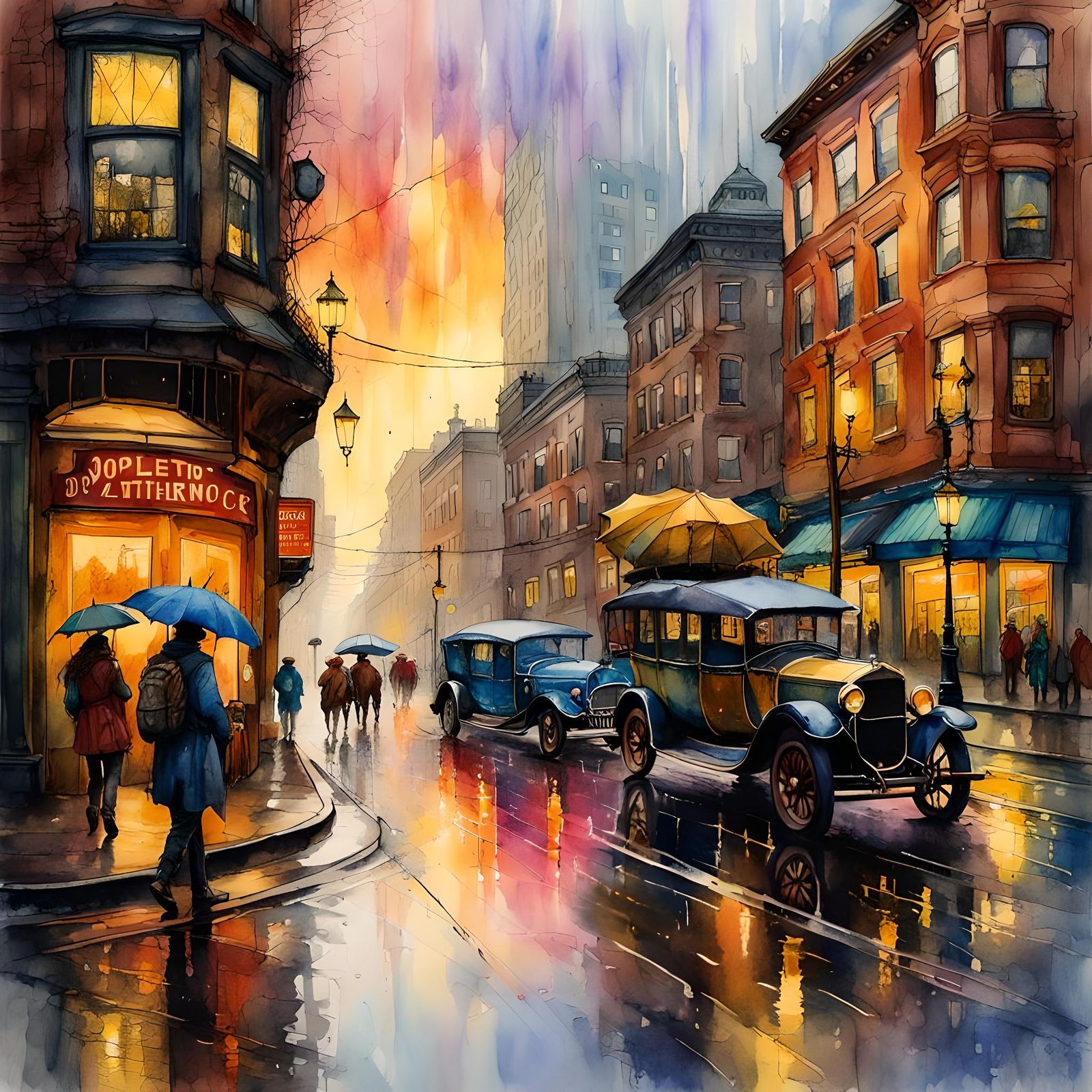 Rainy Day Scenes  by @Happy Jack