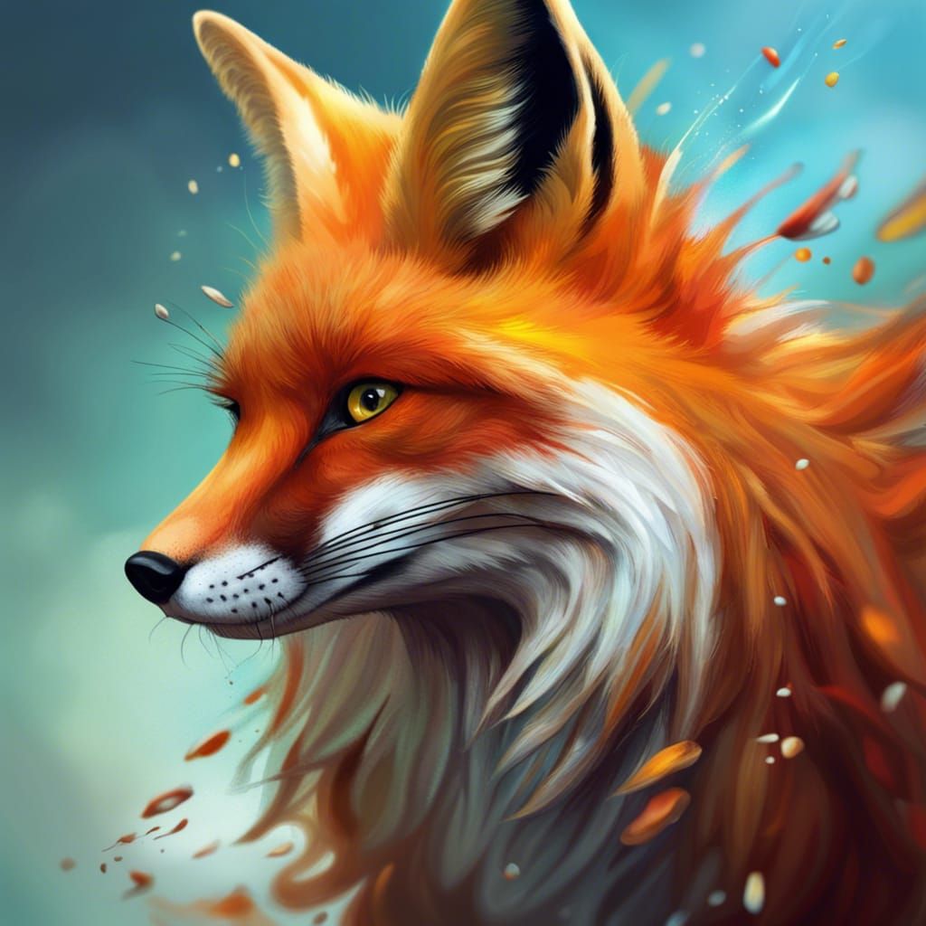 fox   by @Lae Twina