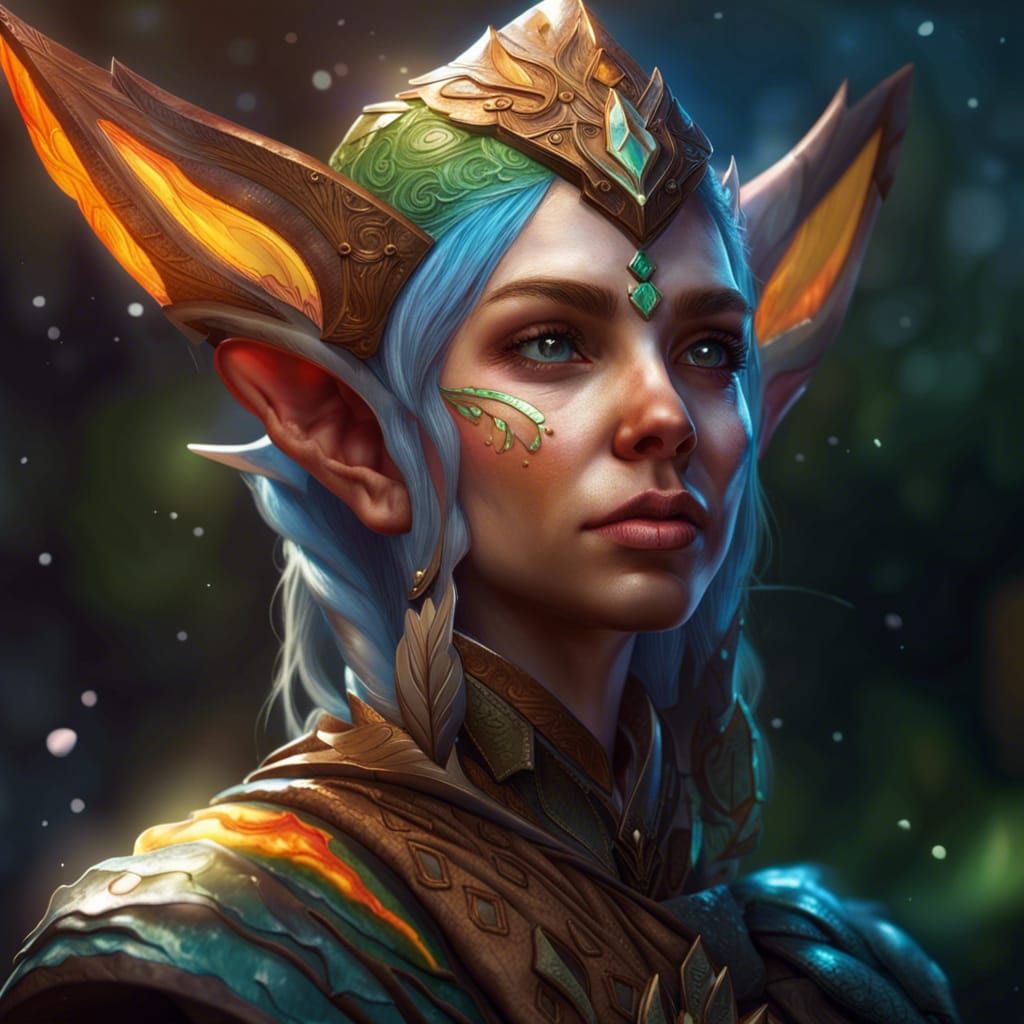 Fantasy character elf - AI Generated Artwork - NightCafe Creator