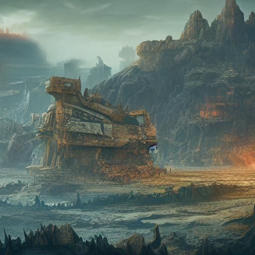 Desolate wasteland