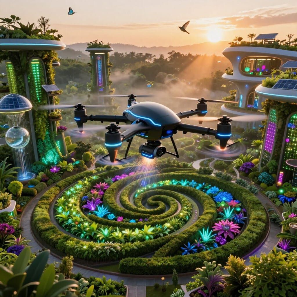 21st century gardening   by @Ideal