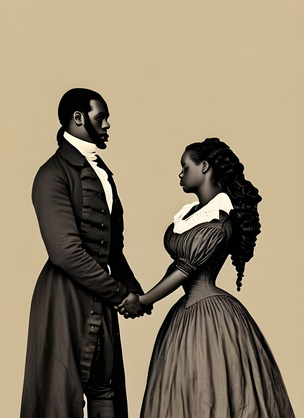 Another Historical Black couple in love - AI Generated Artwork - NightCafe  Creator