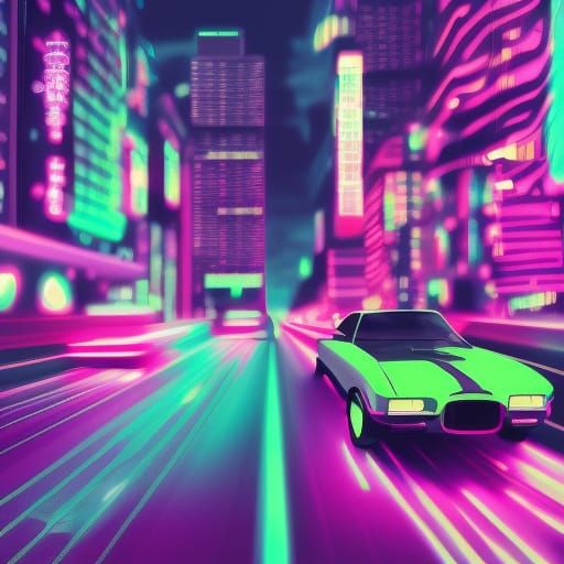 Neon Cityscape