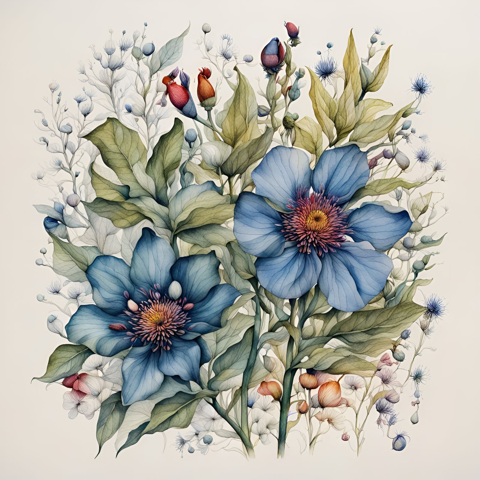 A Blue Suede Windmill (molendinum caeruleum) (This is a fiction)  by @AnicetusCer