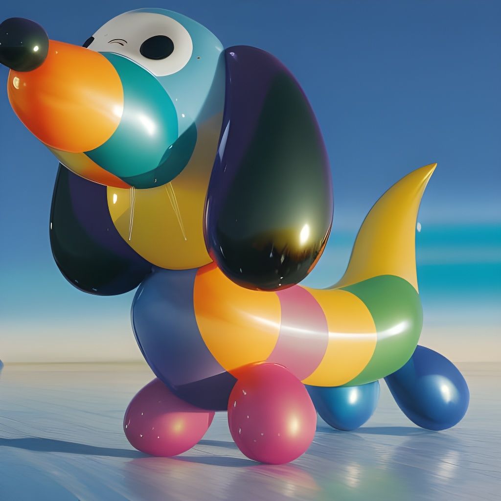 Dachshund Balloon - AI Generated Artwork - NightCafe Creator