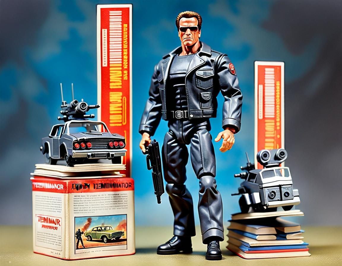 Arnold Schwarzenegger terminator action figure   by @0827214