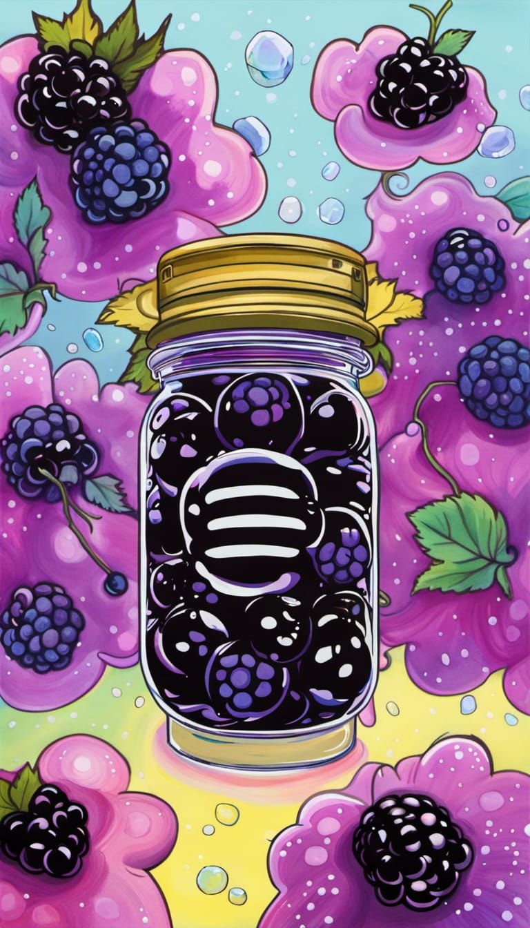 Blackberry Jam 4 AI Generated Artwork NightCafe Creator