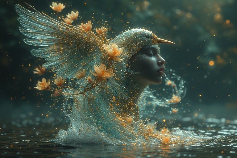 , inner reflection, connection between humans and nature