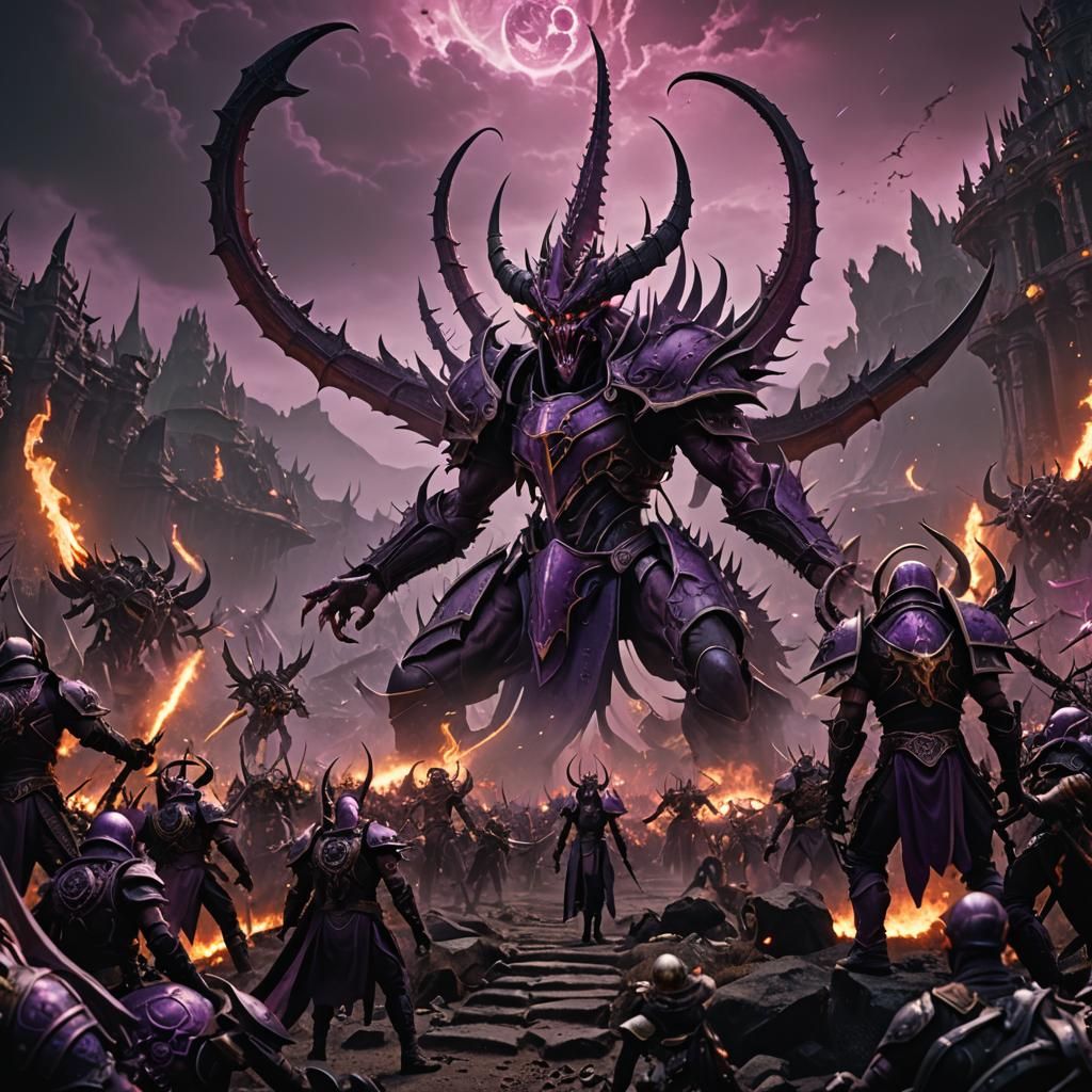 Slaanesh's Domain in the Realm of Chaos - AI Generated Artwork ...