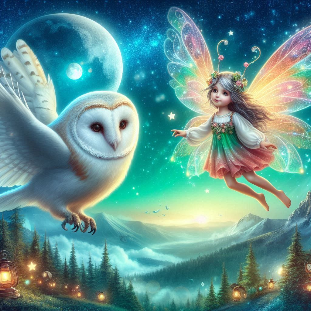Fairy and owl