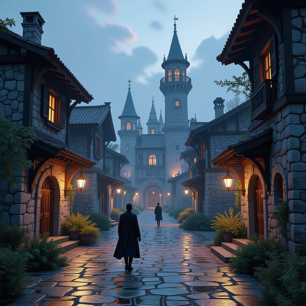 Epic 3D Game Cinematic Scene