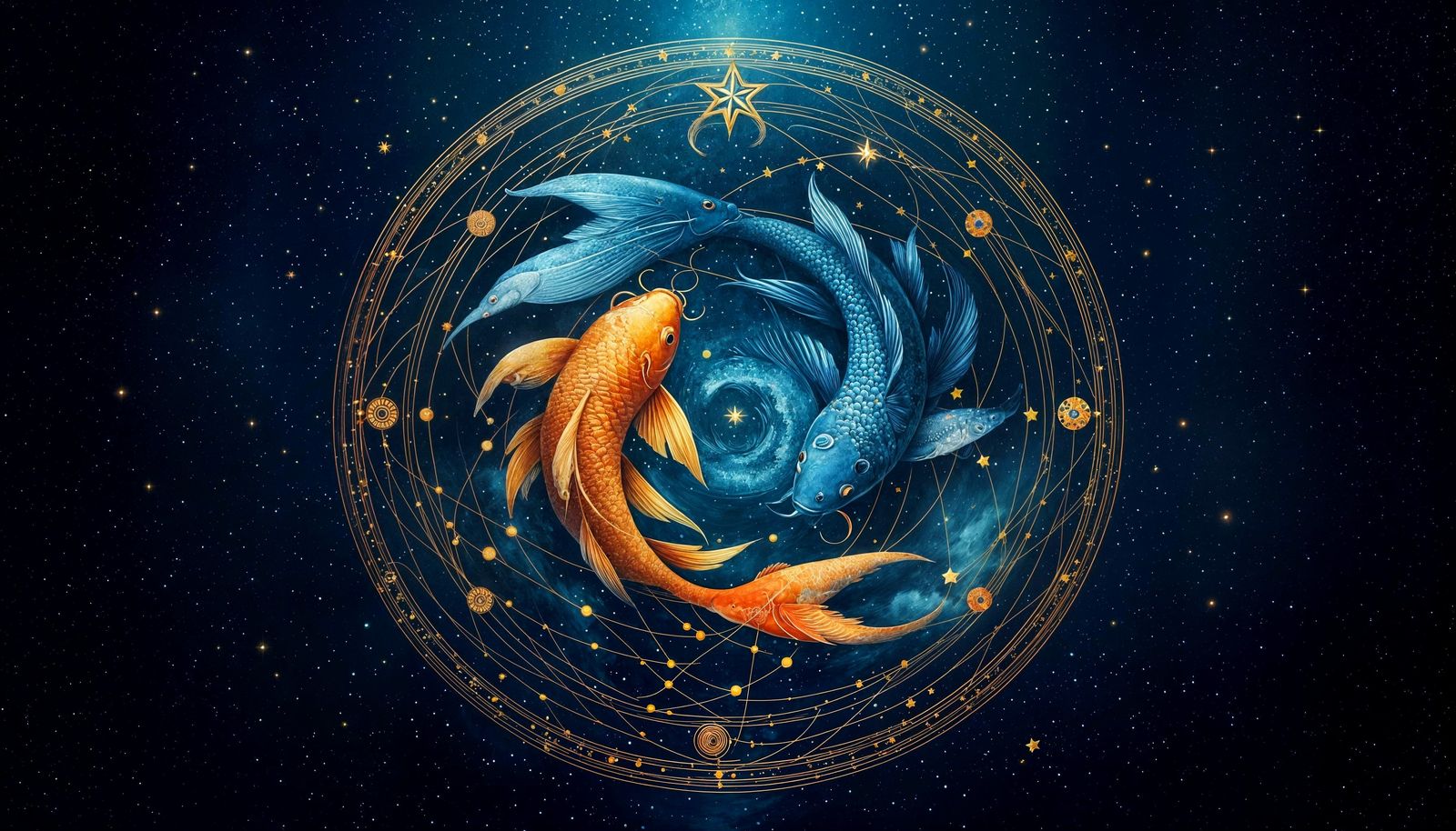 Ying and Yang Pisces Zodiac