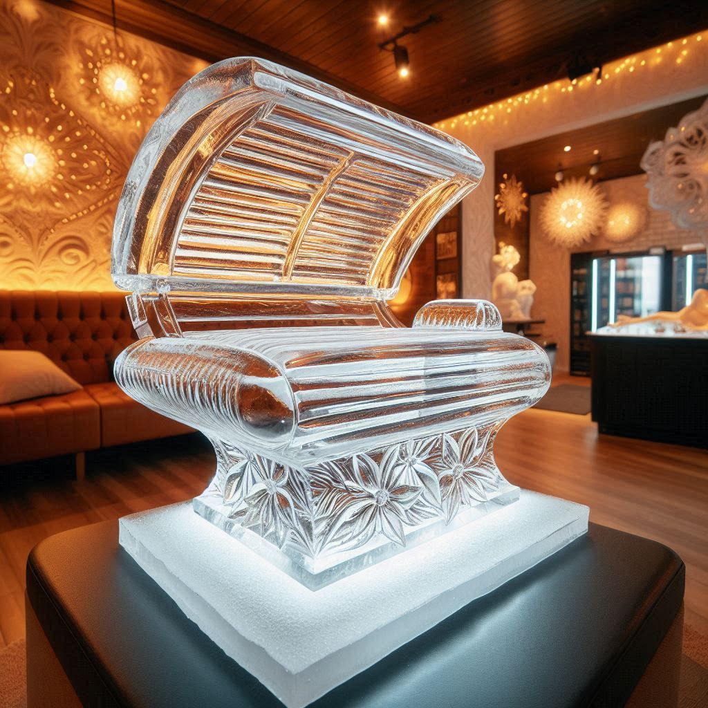 Ice Sculpture Tanning Bed - The Cooler Tanning Option