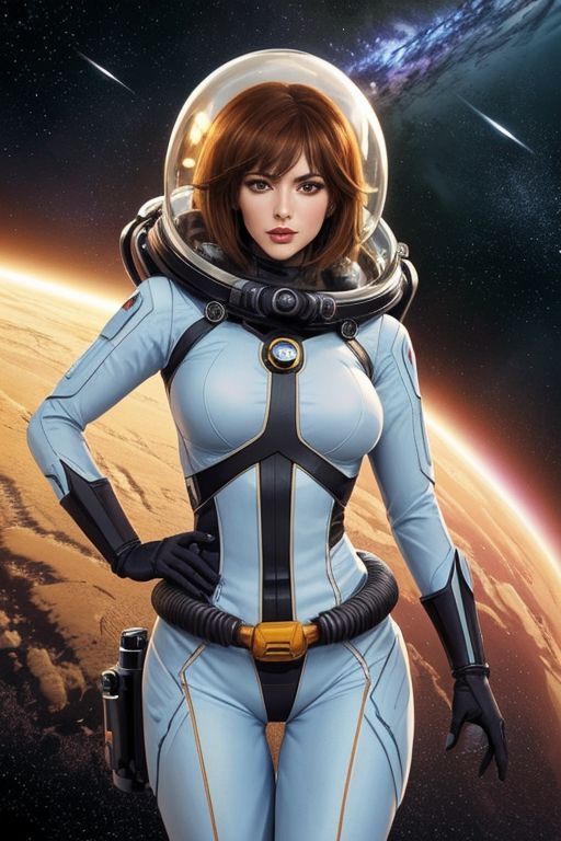 Scifi Spacesuit Pinups