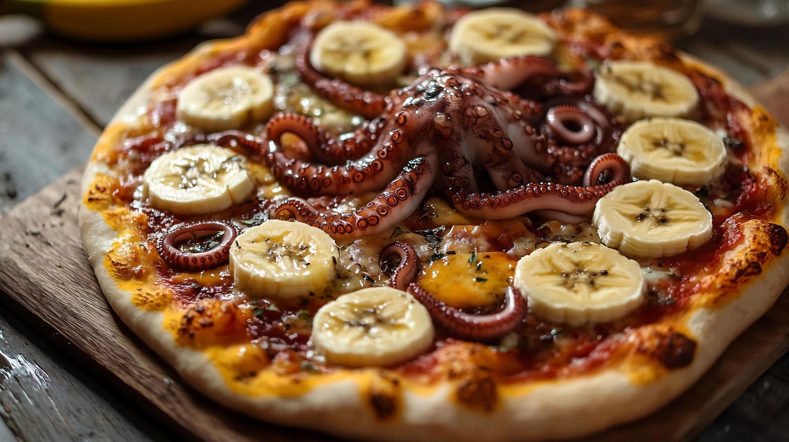 Banana Ocean Rush! (Gross Food Challange!)