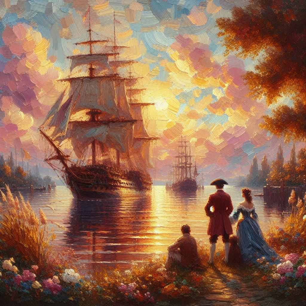 Watching the ships sail by