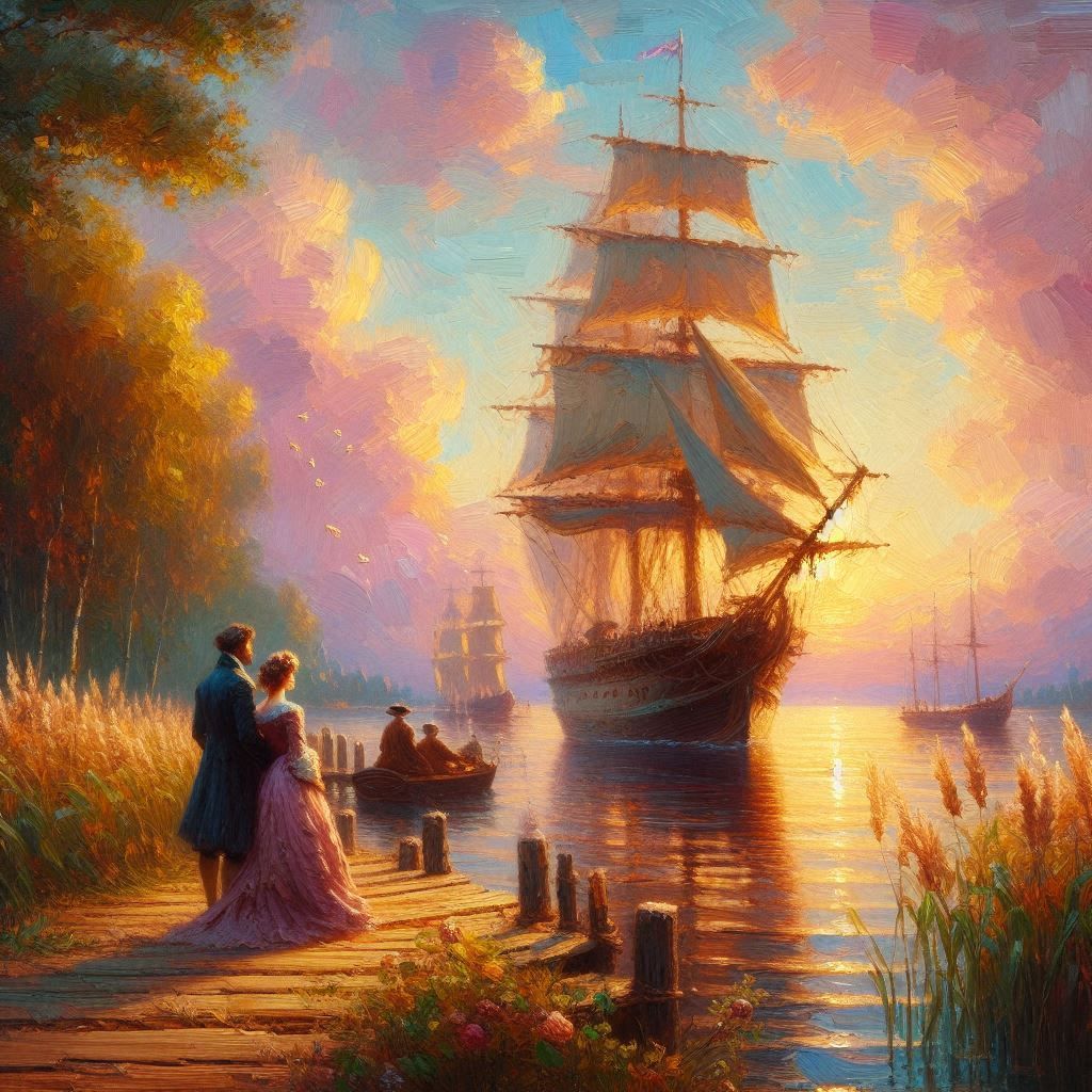 Watching the ships sail by