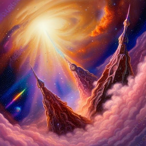 A Galaxy Dream Kingdom in the Universe  by @Melle Belleoen