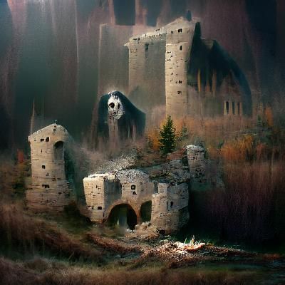 Ruins of a medieval castle