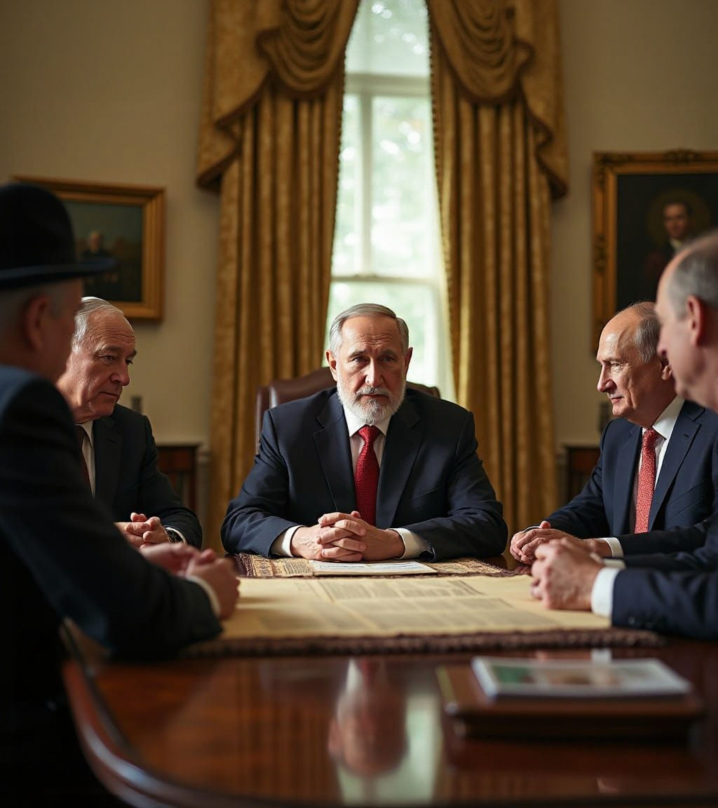 World Leaders Study Torah in Oval Office