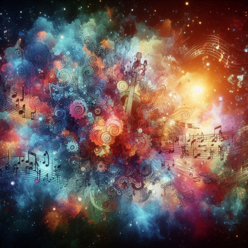 double exposure beautiful fantasy DALL-E 3 portrait landscape..