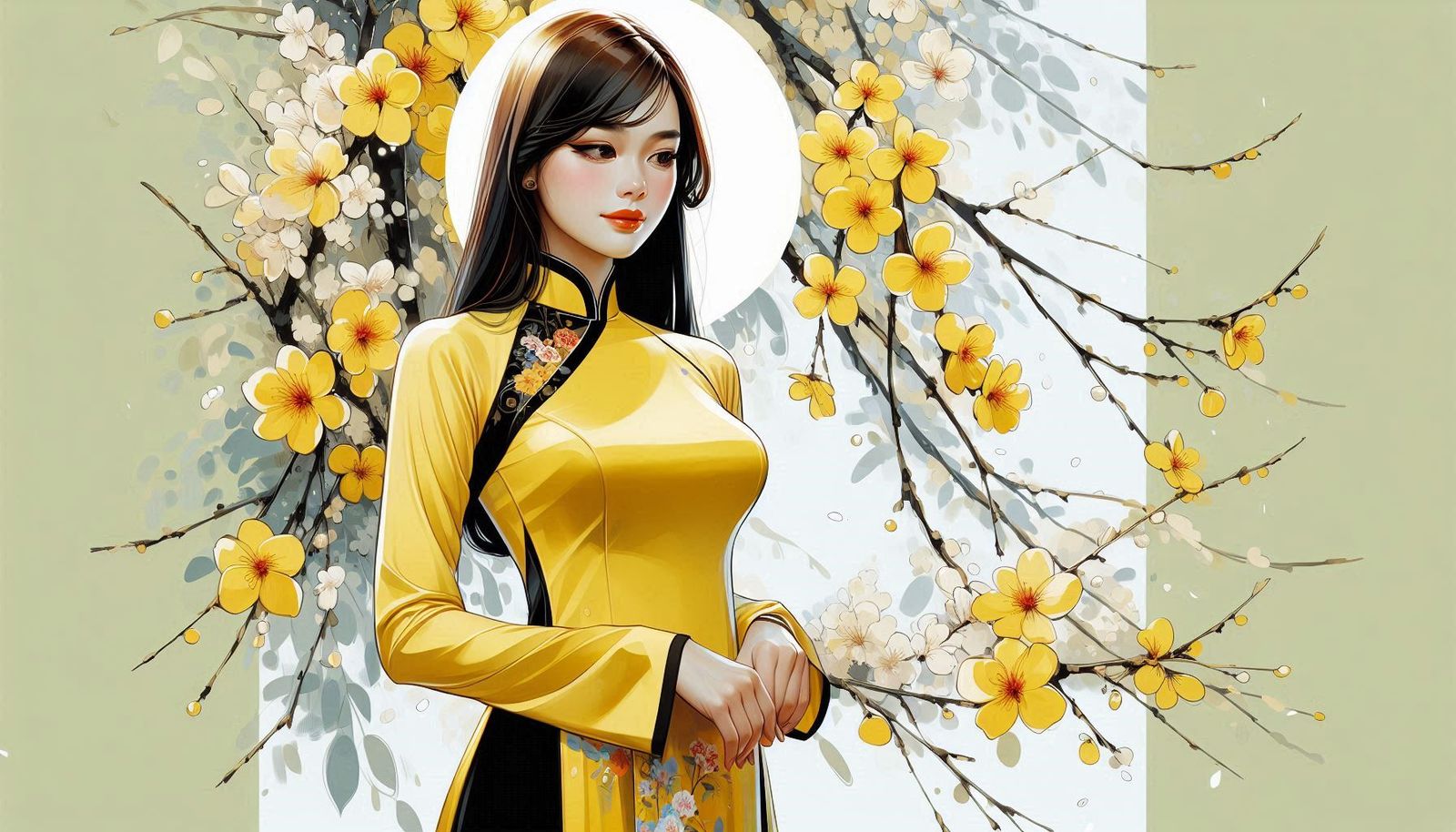 Ao dai - AI Generated Artwork - NightCafe Creator