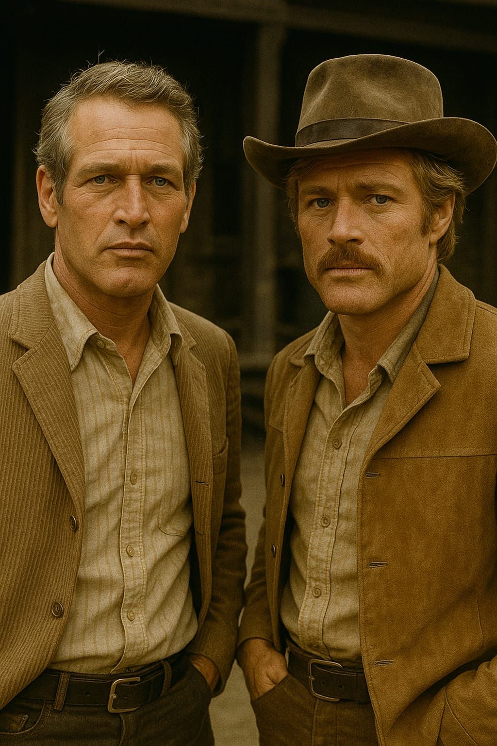 The Great Robert Redford and Paul Newman in Butch Cassidy an...