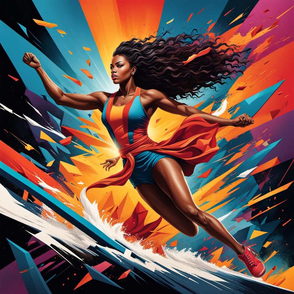 Breaking barriers...✊  by @Moira Starling