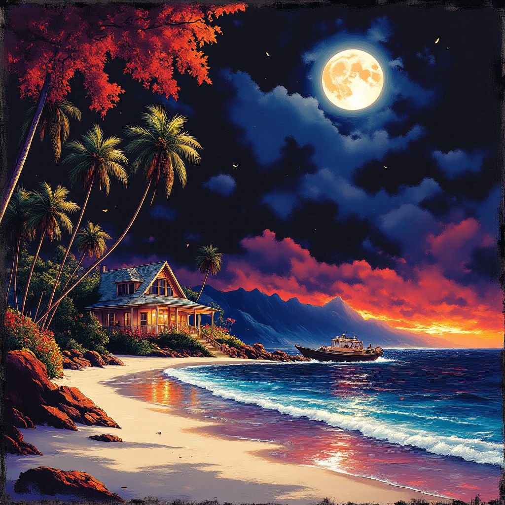 Hawaiian seaside cottage #3