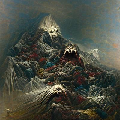 Mountains of madness - AI Generated Artwork - NightCafe Creator