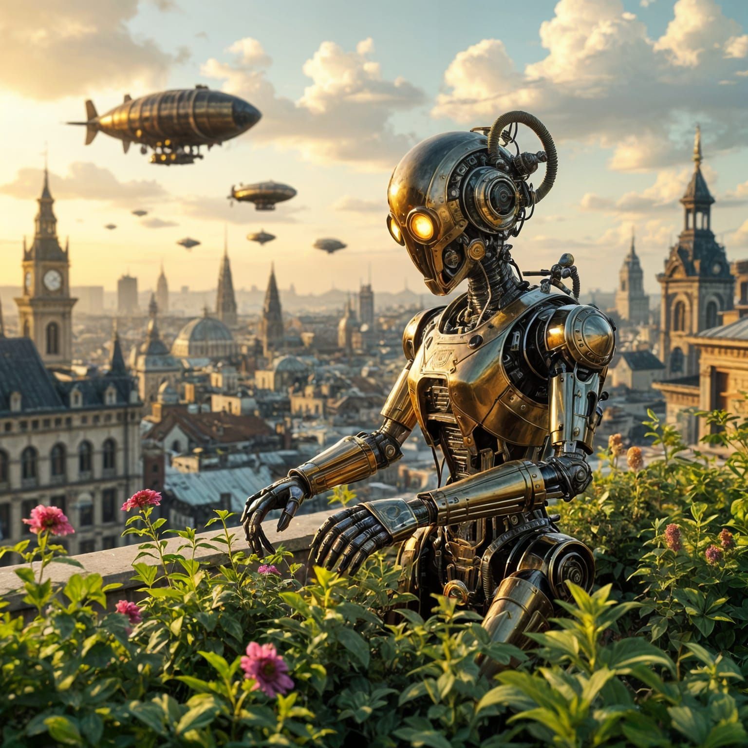 Robotic gardening   by @Tena 