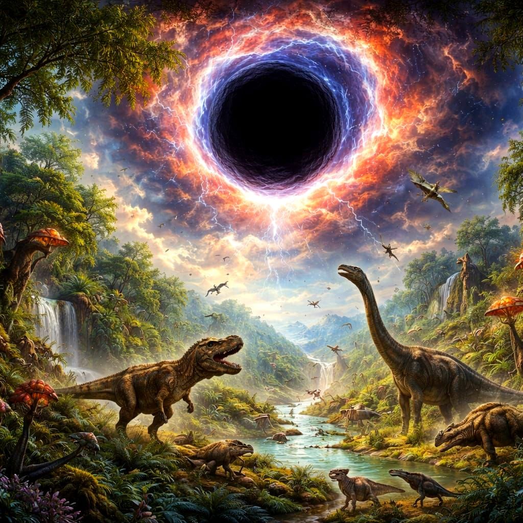 So, That's Where the Dinosaurs Went!