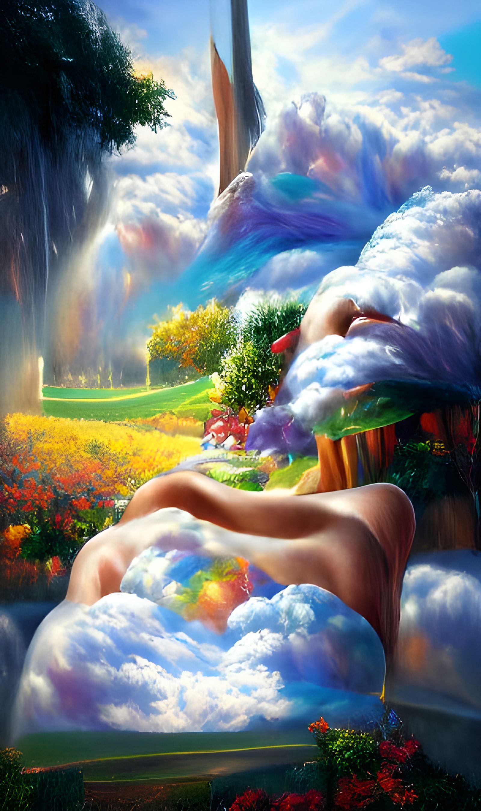 My life is a beautiful rainbow